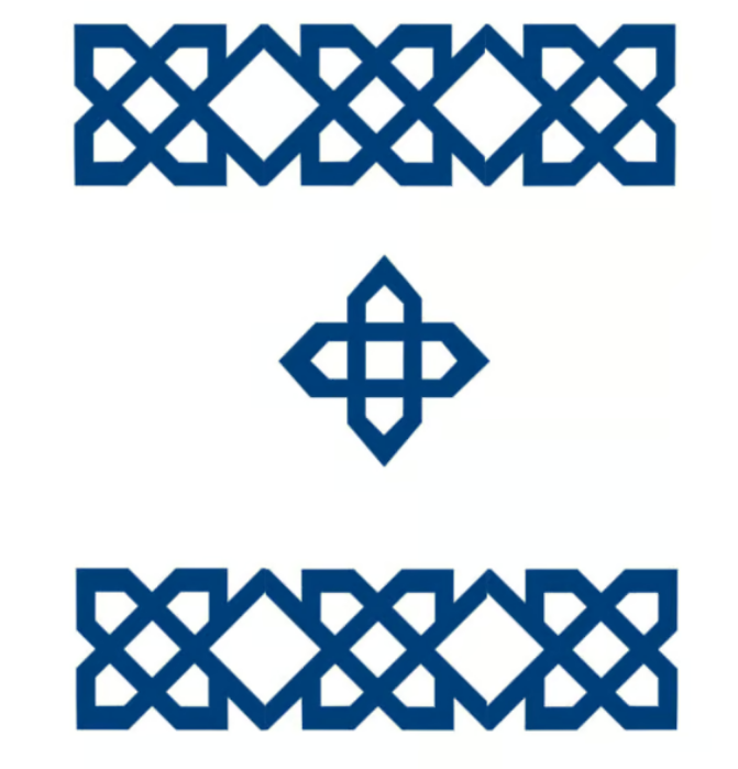 celtic style interlocking border blocks paper pieced pattern