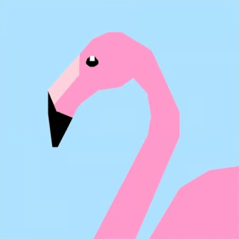 flamingo paper pieced pattern