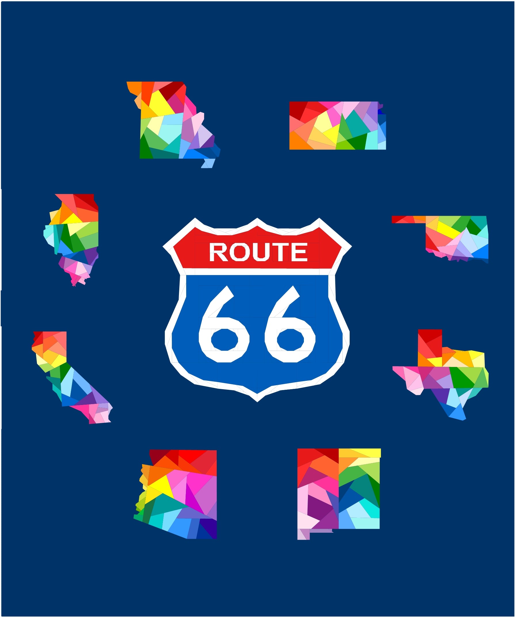 Route 66 Quilt Pattern Bundle