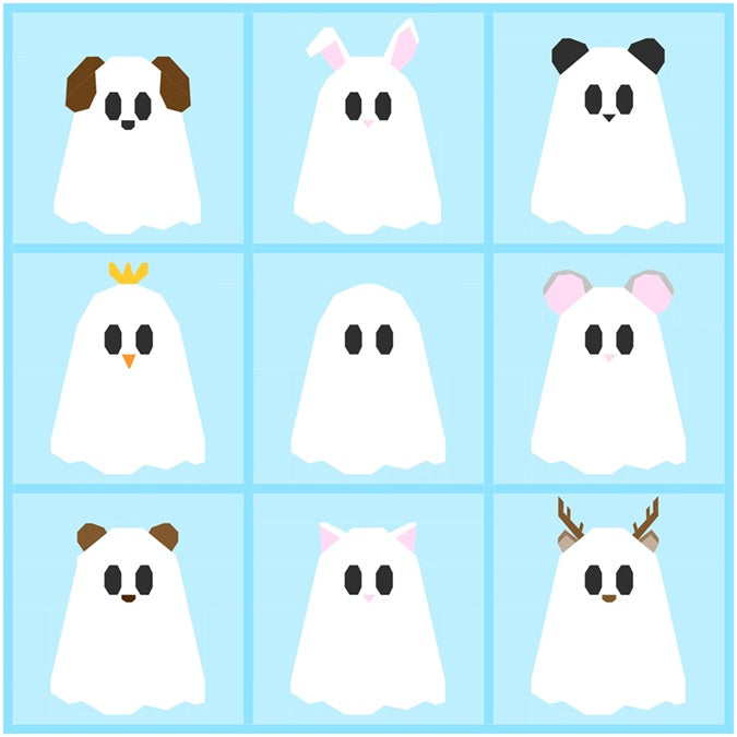 Boo Crew - Ghosties Paper Pieced Pattern Bundle