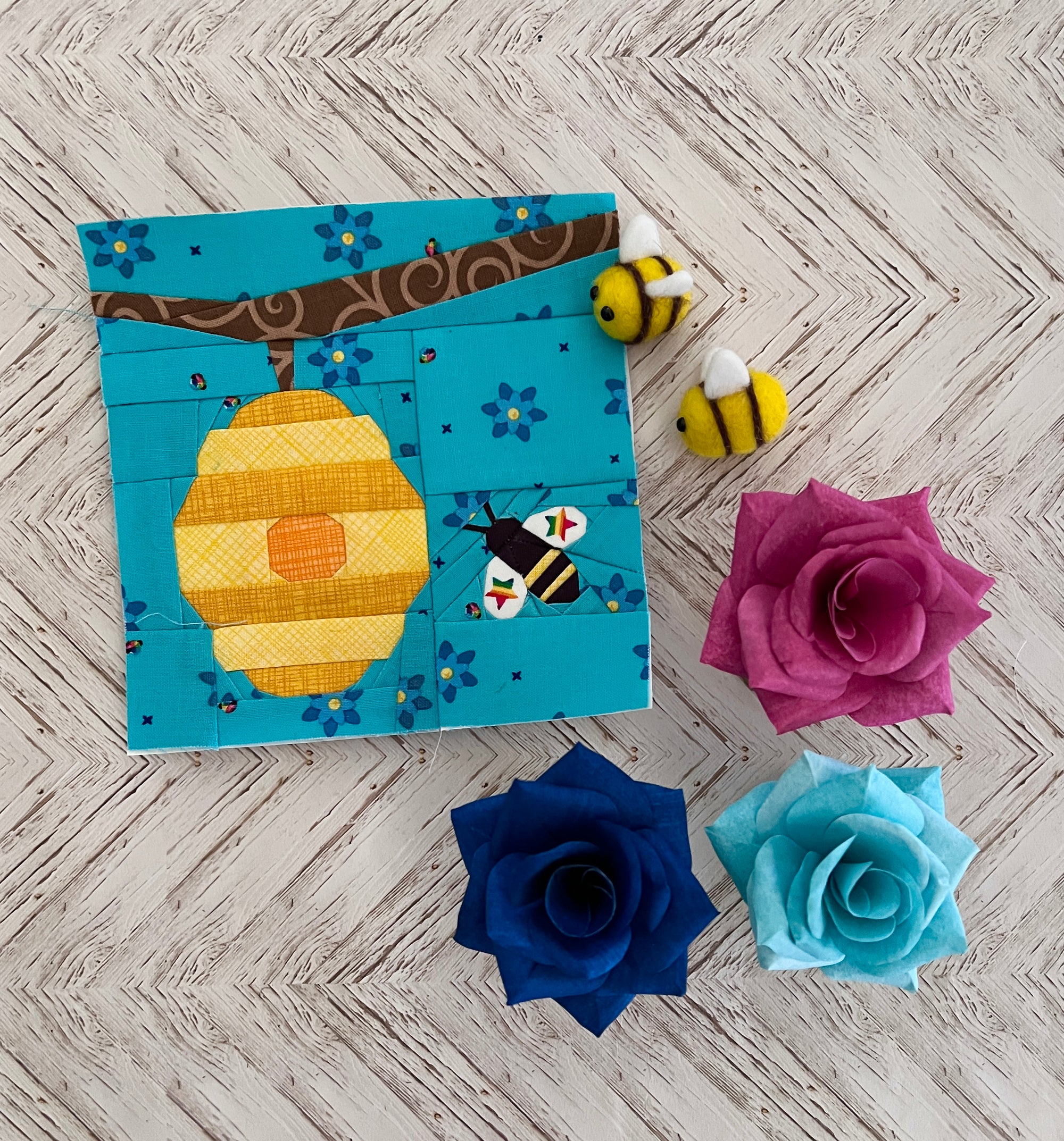 Beehive Paper Pieced Pattern