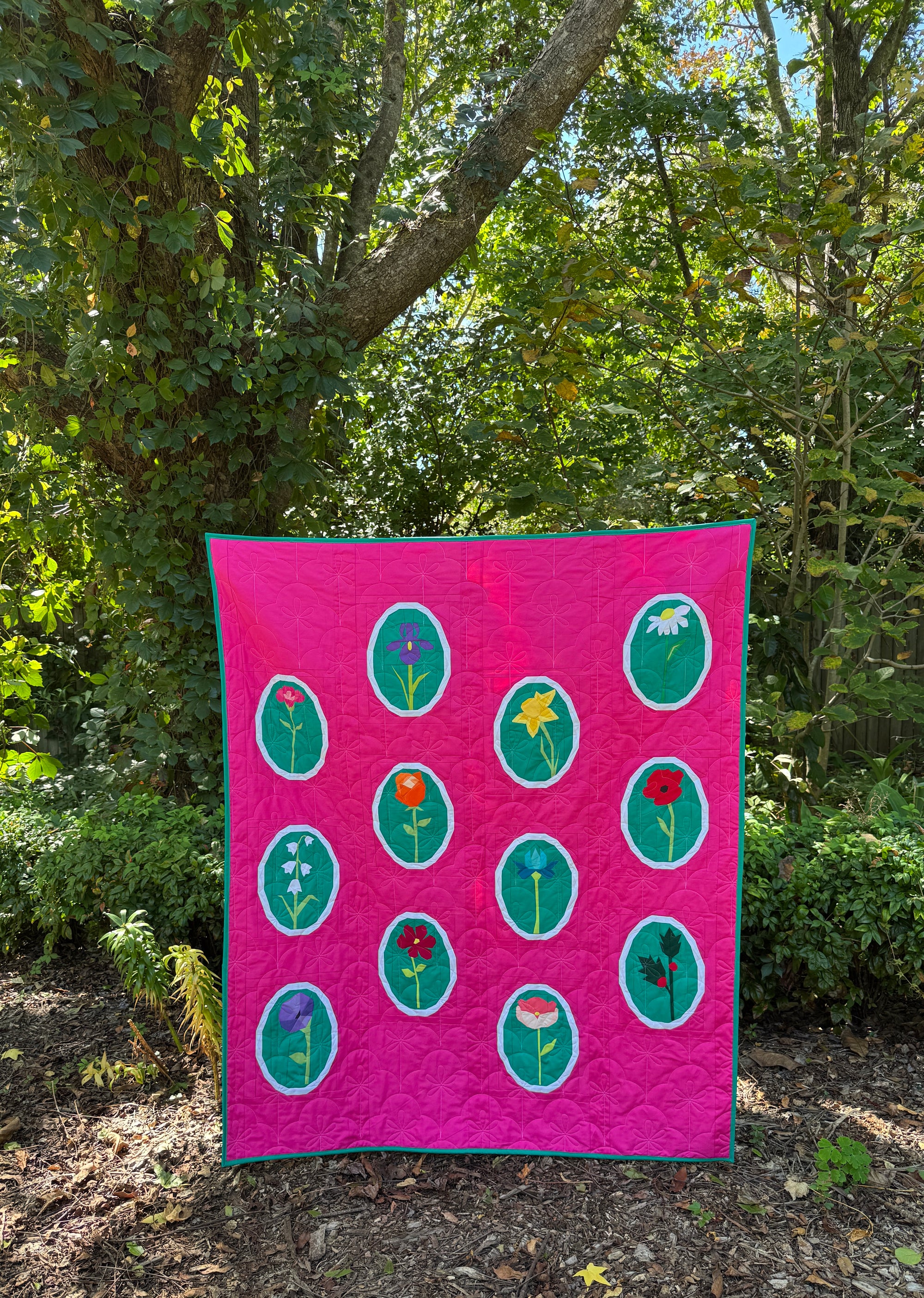 A Year of Flowers FPP Block of the Month