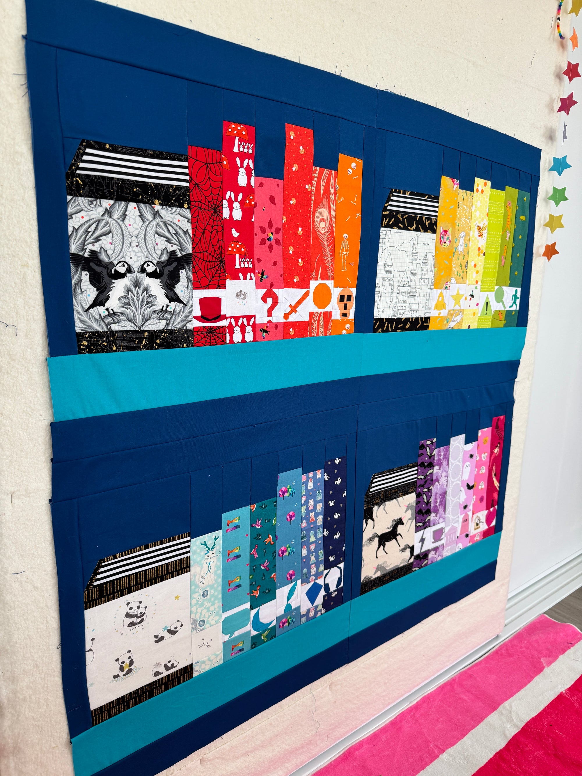 The Library - a customisable pattern by Gnome Angel and Quiet Play