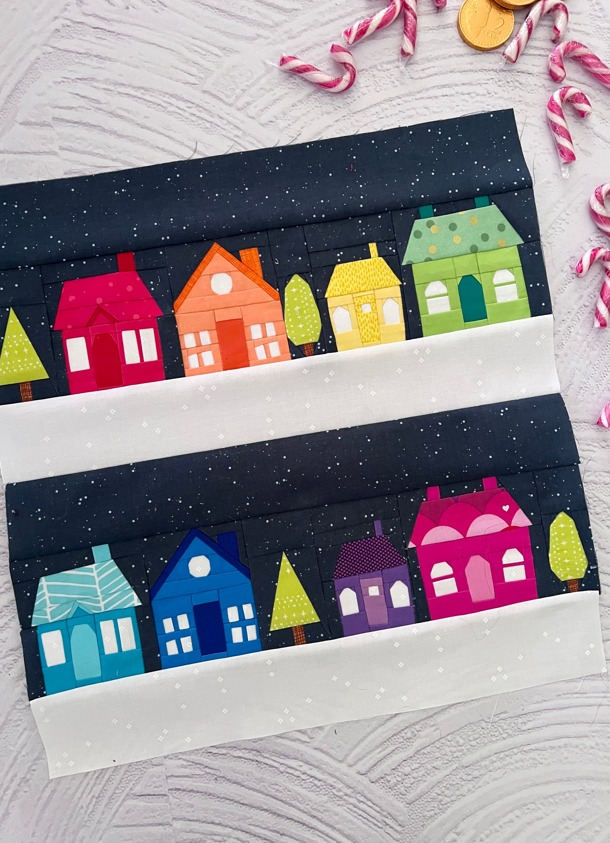 Neighbours Paper Pieced Pattern