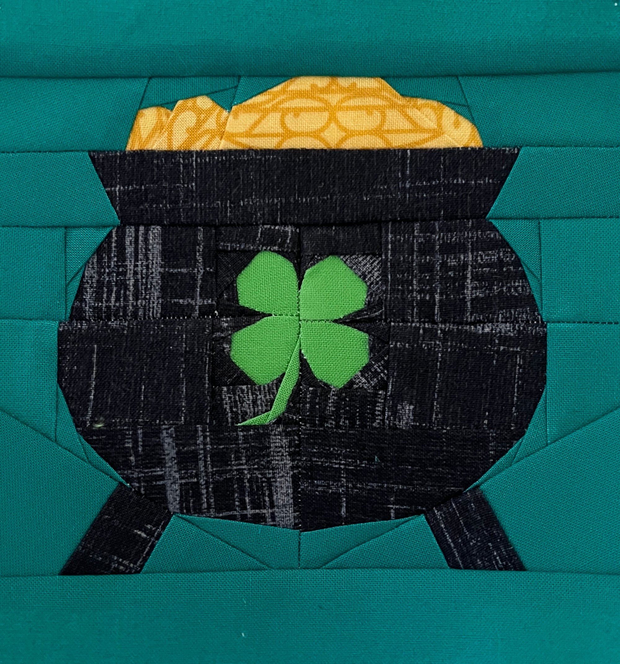Pot o'Gold Paper Pieced Pattern
