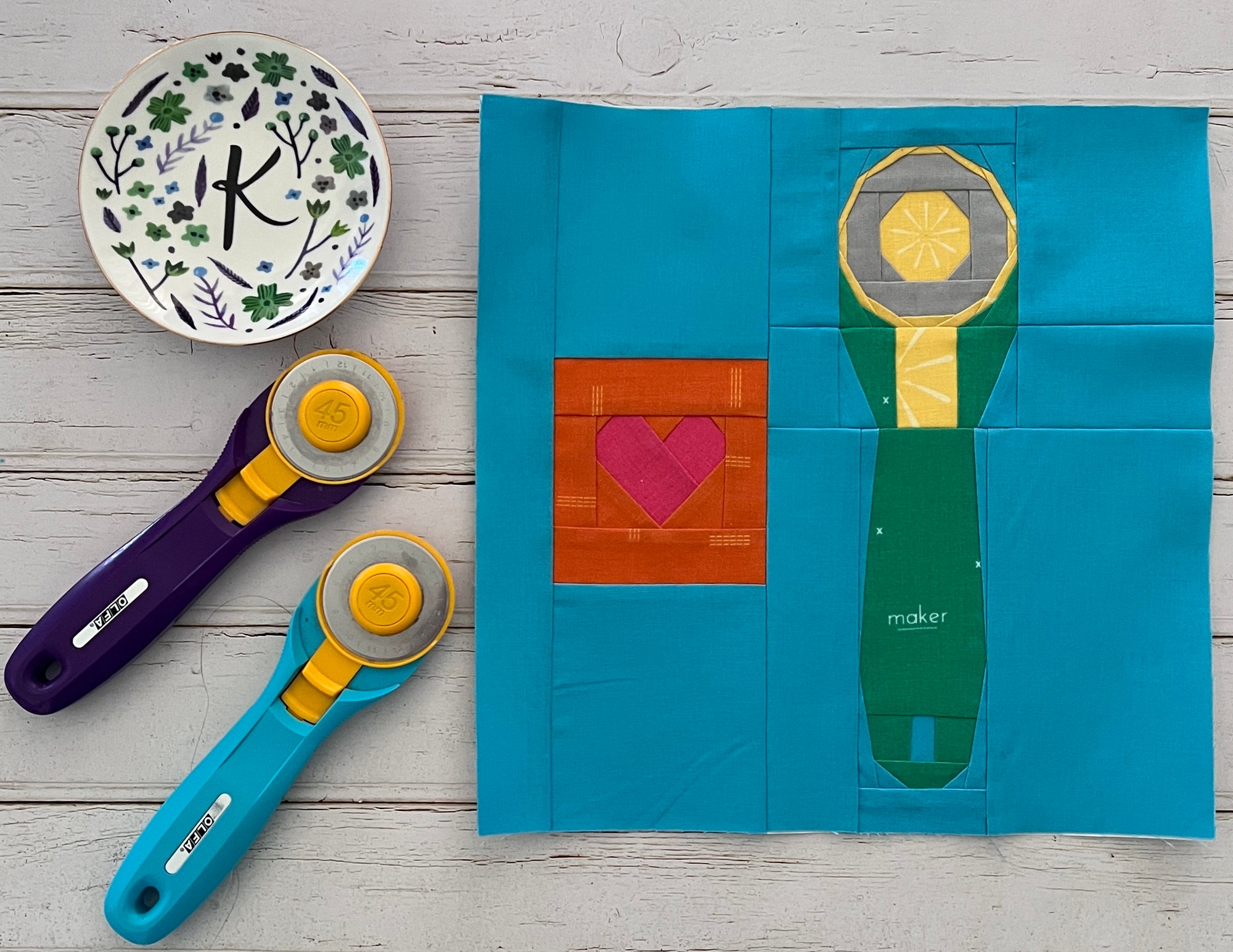 Rotary Cutter Paper Pieced Pattern – Quiet Play Designs