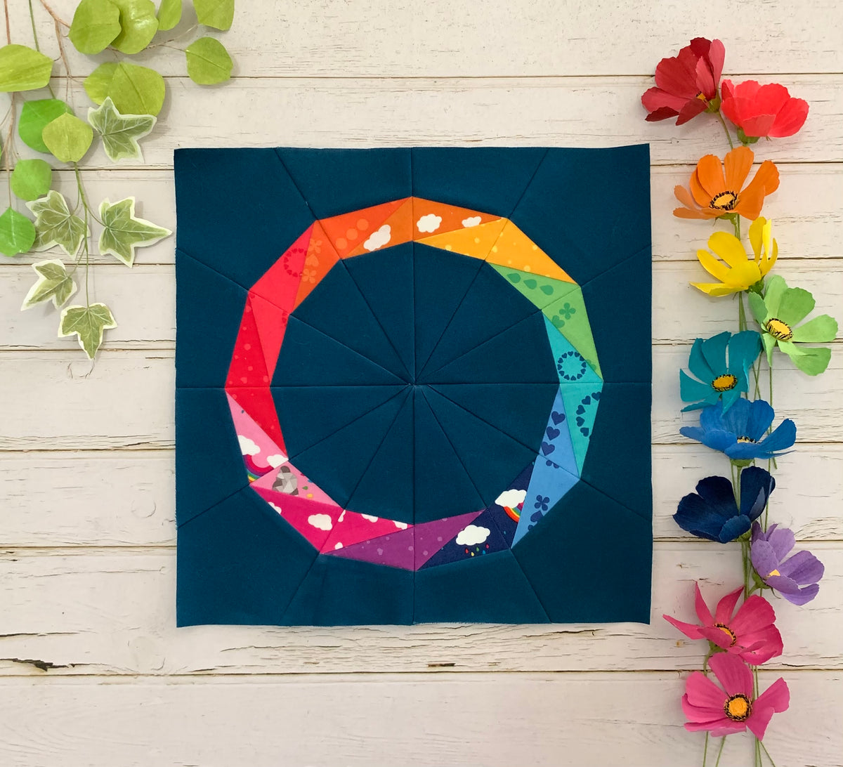 Garland Paper Pieced Pattern