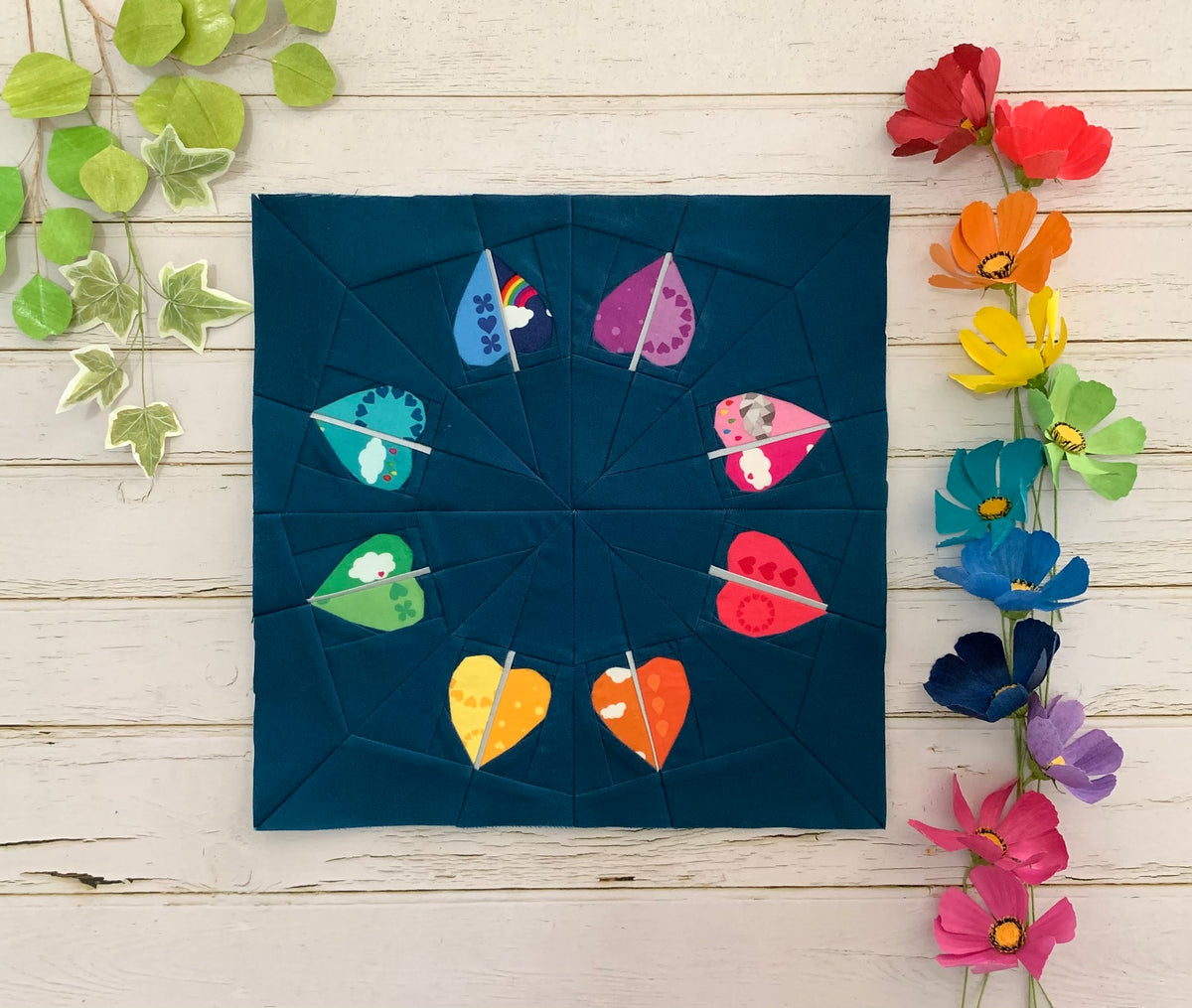 Falling Leaves Paper Pieced Pattern