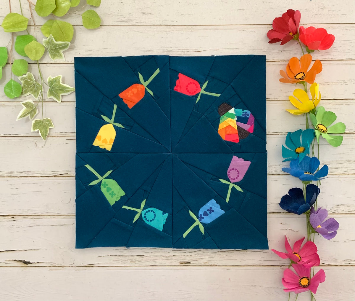 Tulips Paper Pieced Pattern