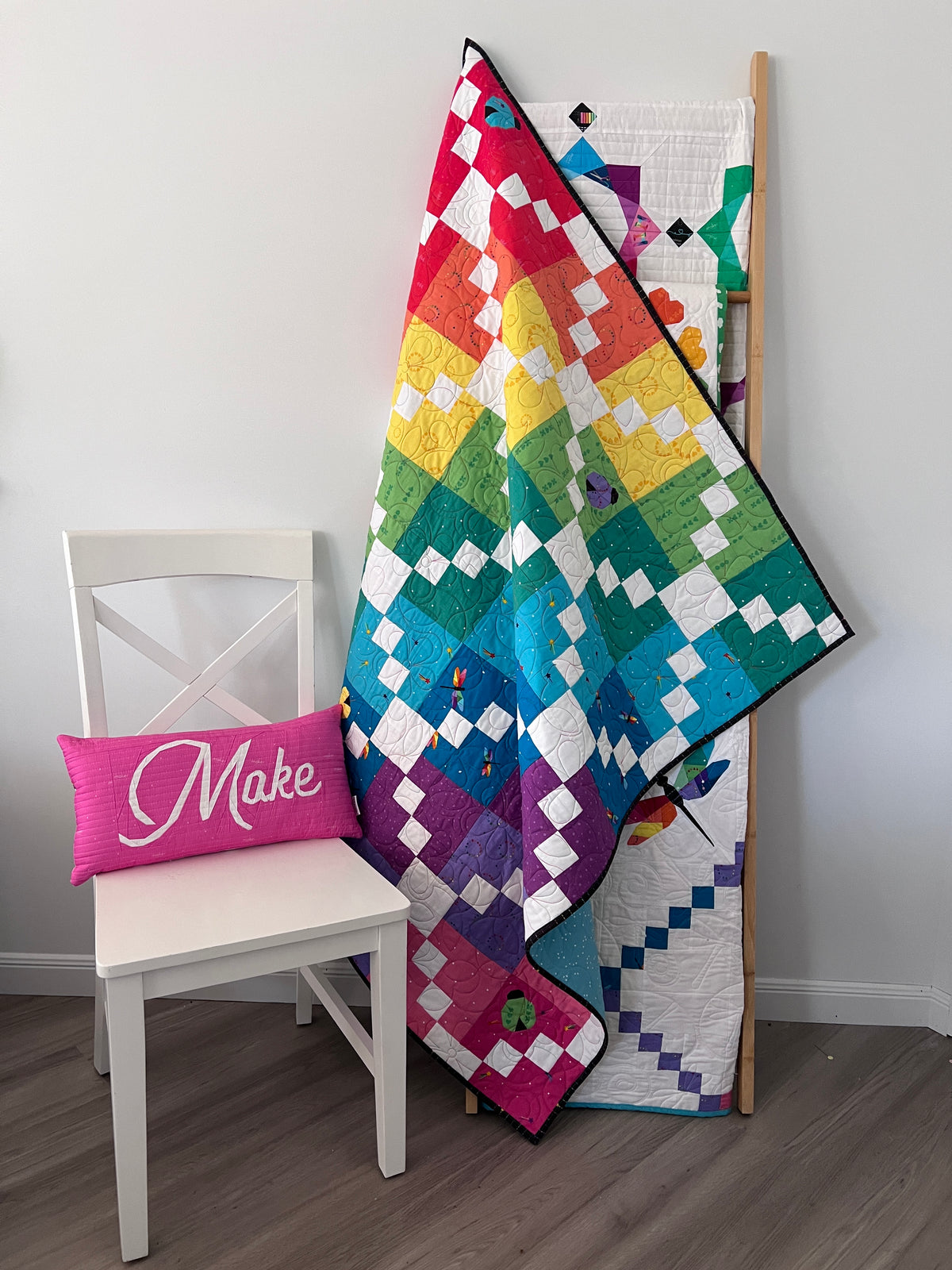 Ladybug Lattice Paper Pieced Quilt Pattern