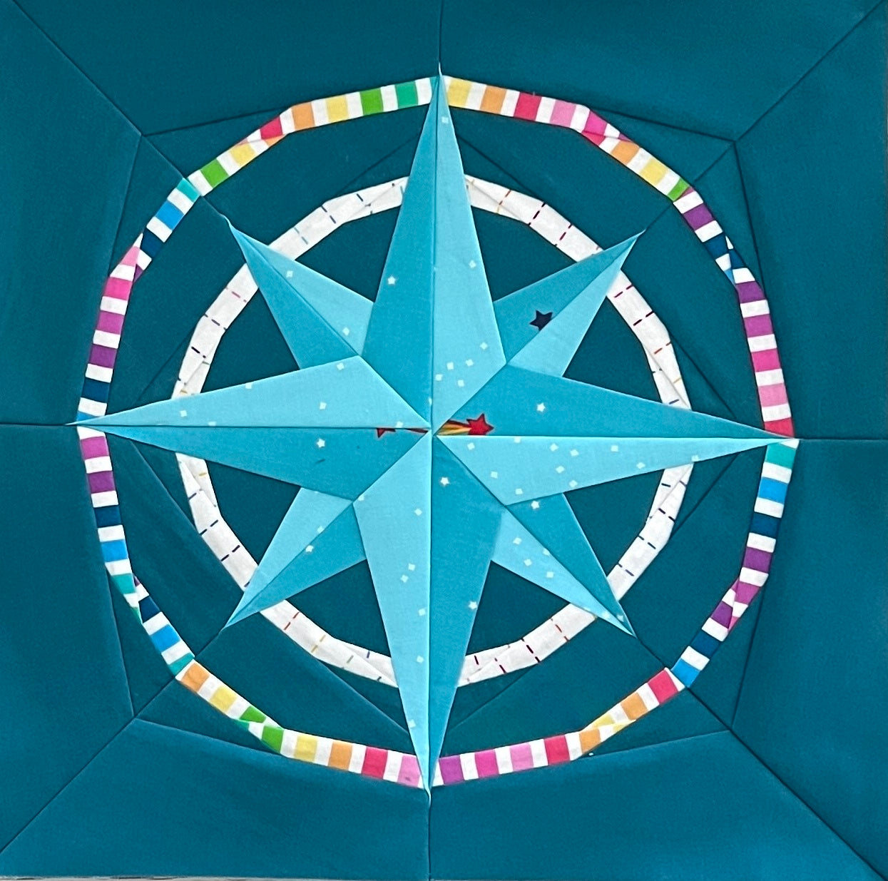 Mariner Compass Quilt Pattern Template