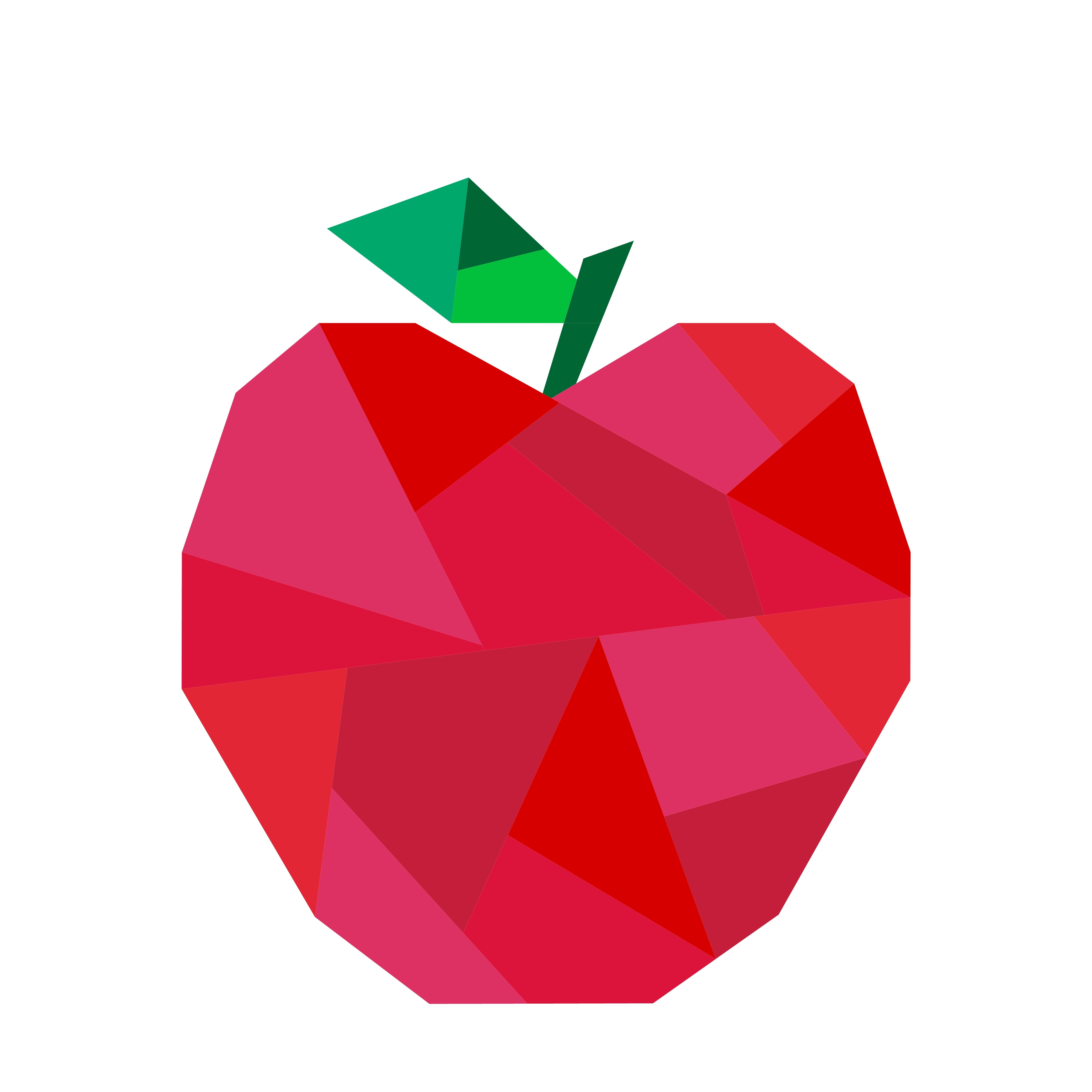 Geometric Apple Paper Pieced Pattern – Quiet Play Designs