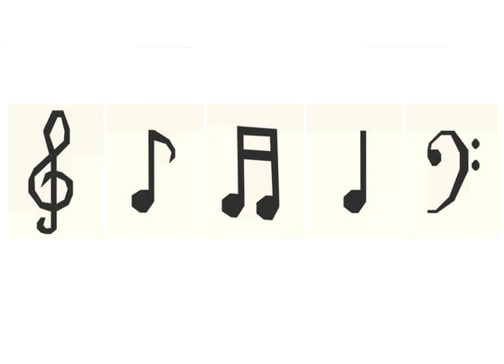 Musical Notes Paper Pieced Patterns – Quiet Play Designs
