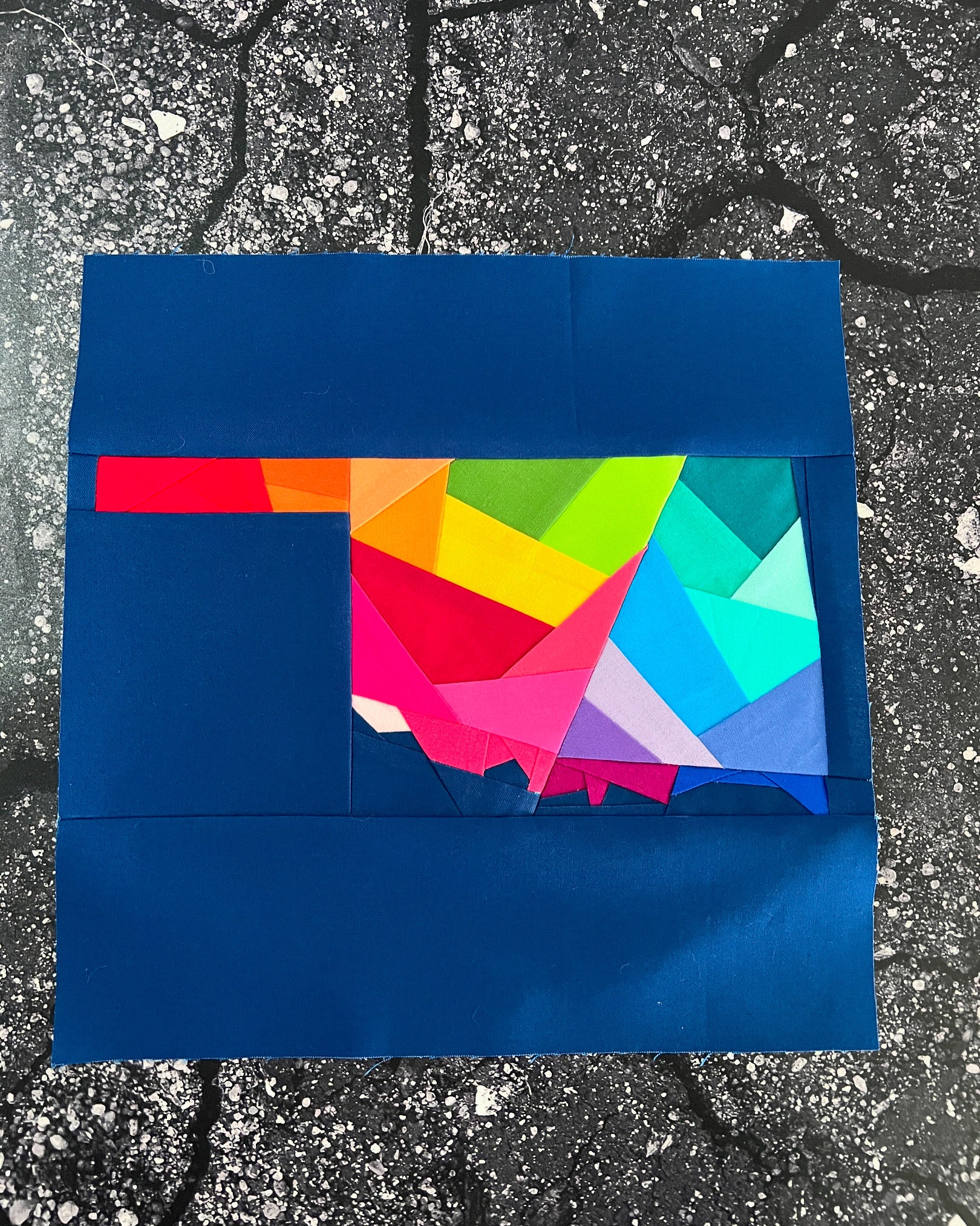 Geometric Oklahoma Paper Pieced Pattern