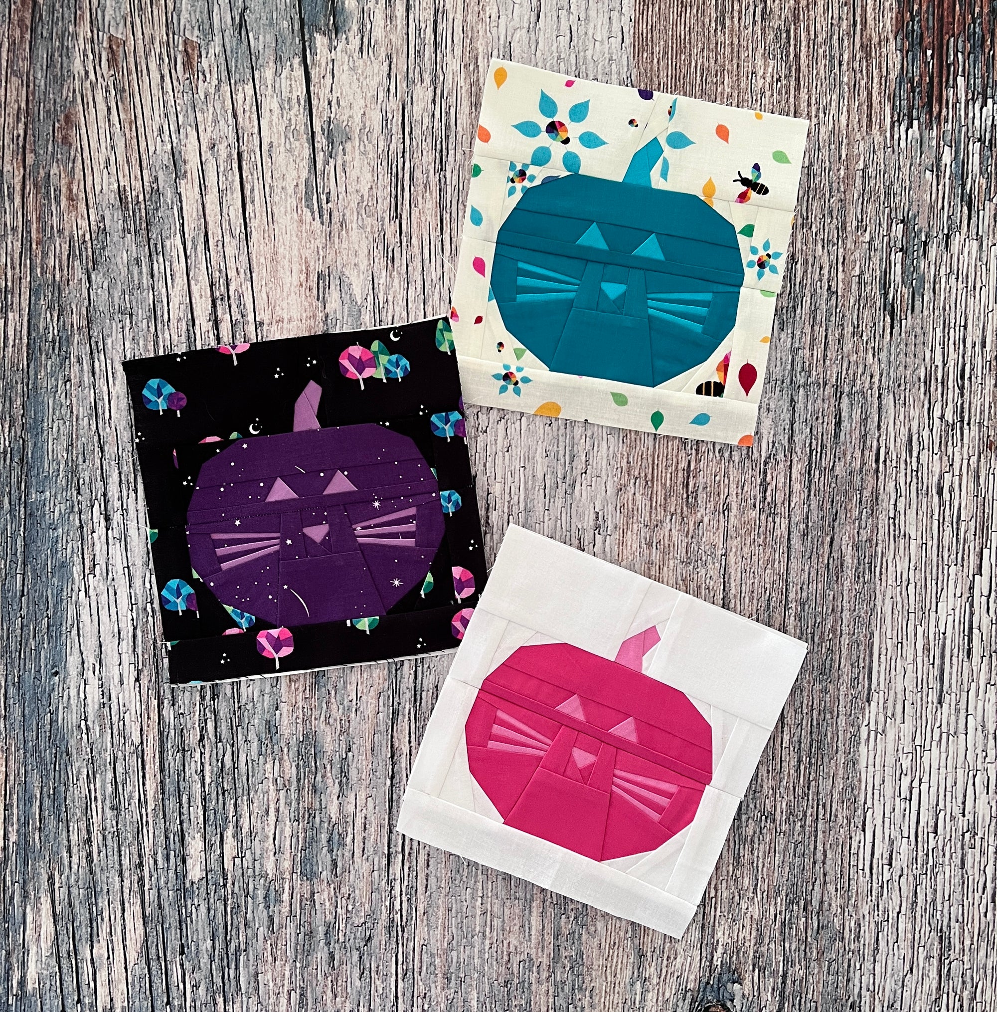 Cat O Lantern Paper Pieced Pattern
