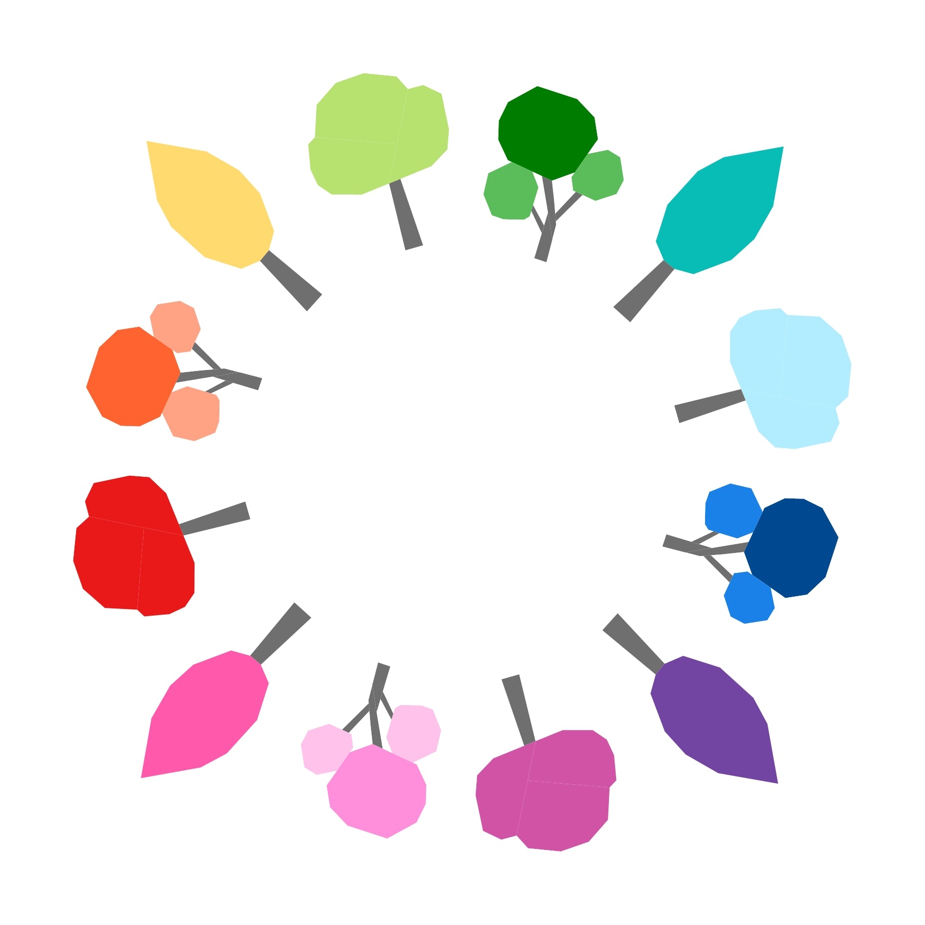 foundation-paper-piece-forest-trees-in-rainbow-colors-in-circle-on-white-background-