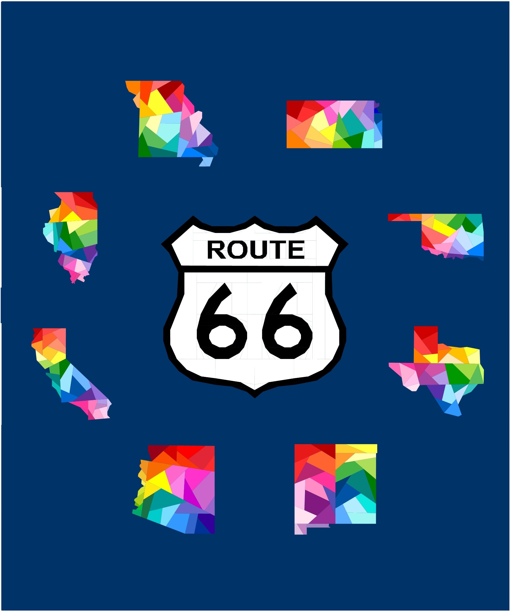 Route 66 Quilt Pattern Bundle