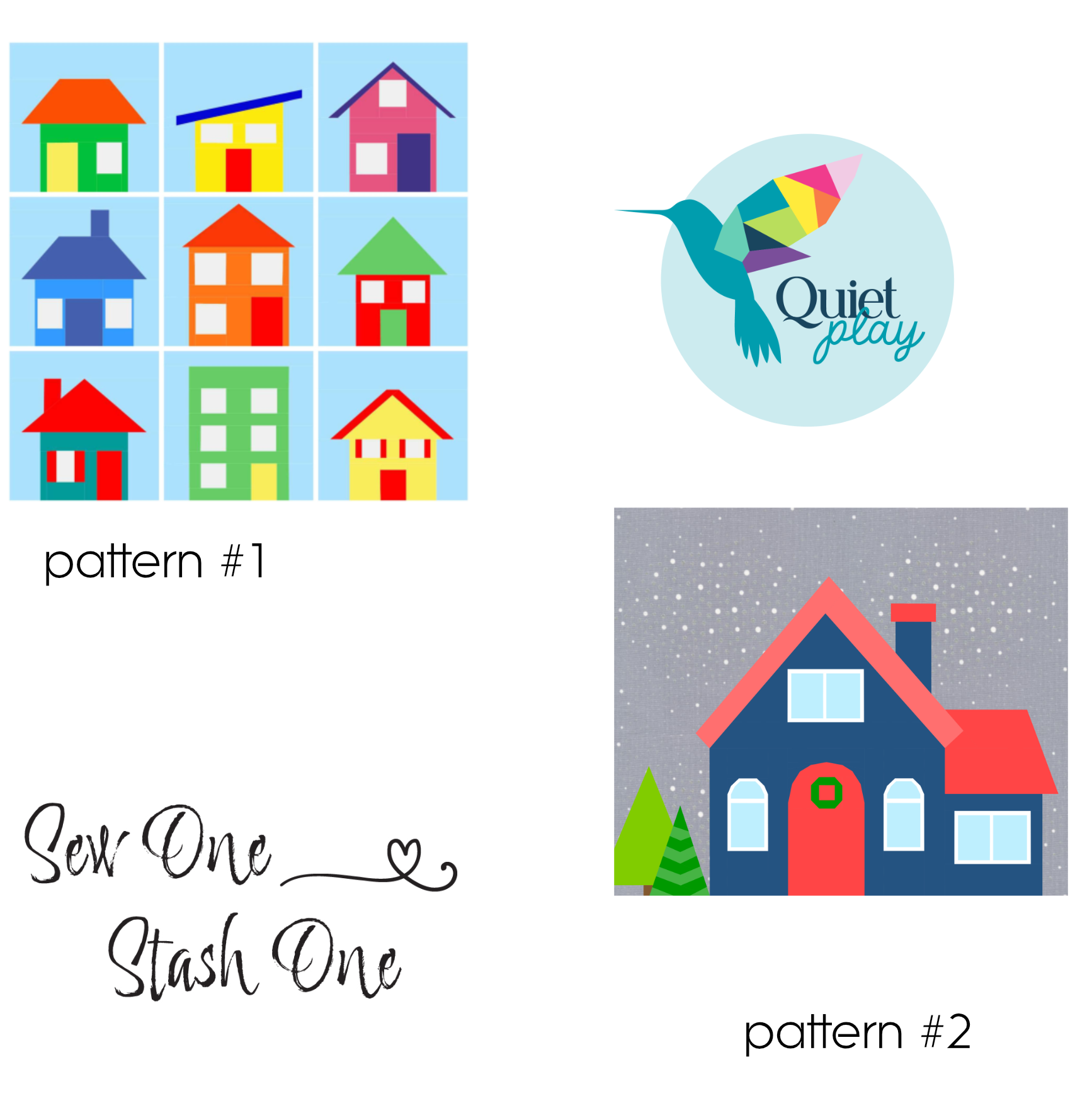 FPP Pattern - Sew One Stash One #162 design by Quiet Play