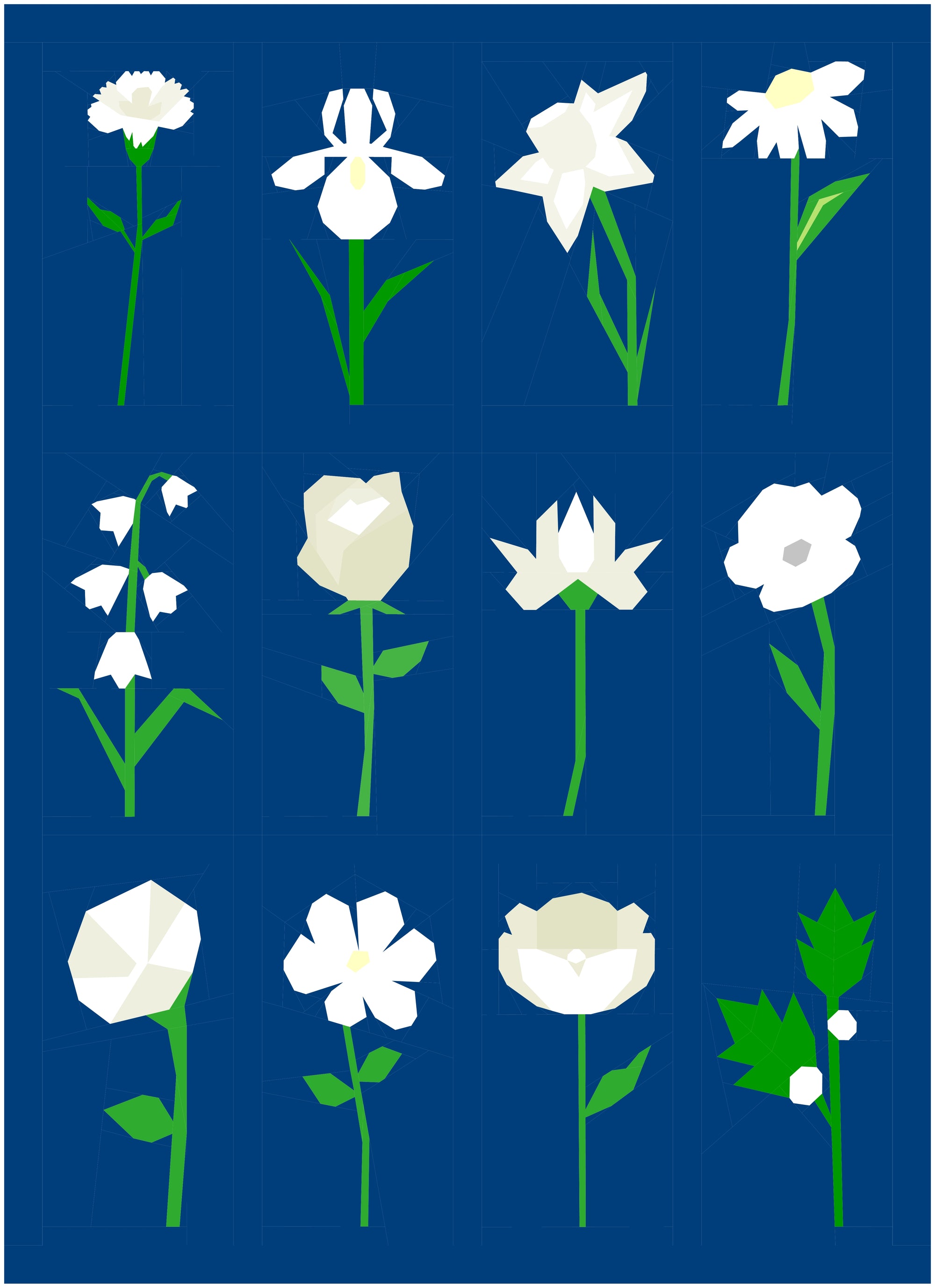 A Year of Flowers FPP Block of the Month